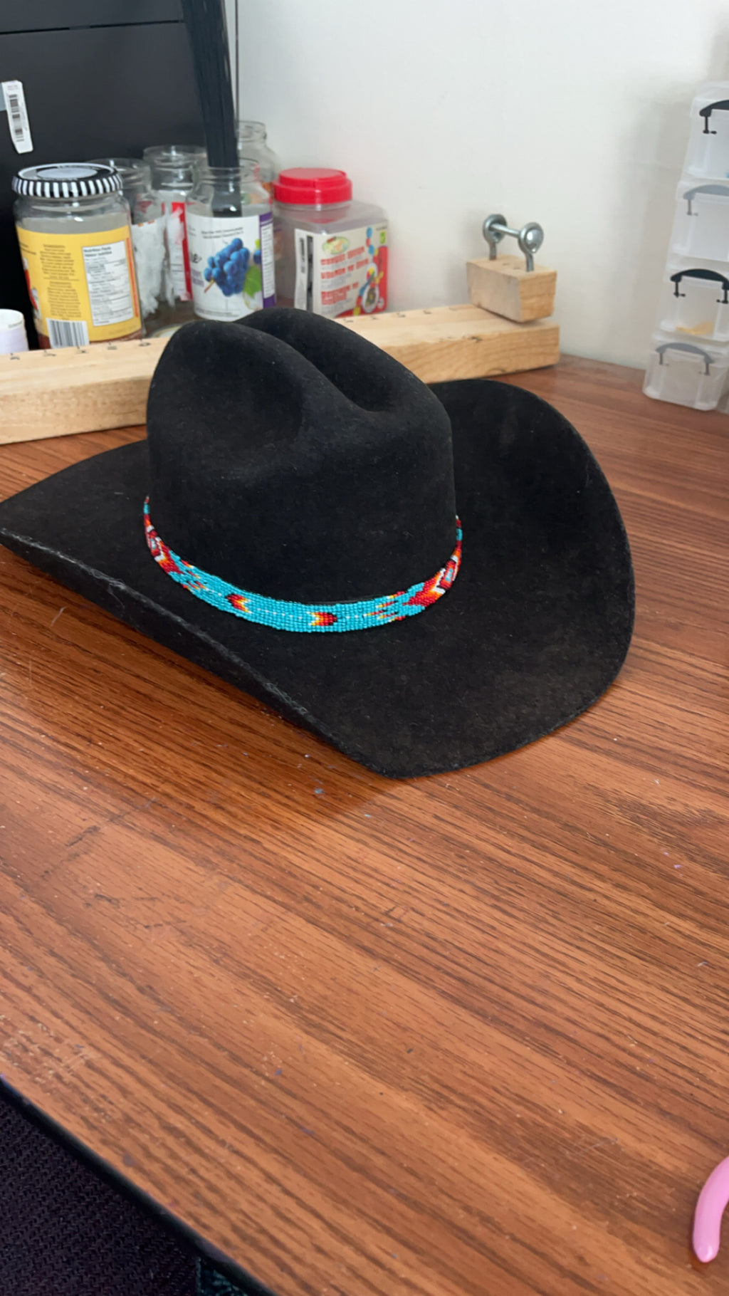 AMERICAN HONEY BEADED HATBAND