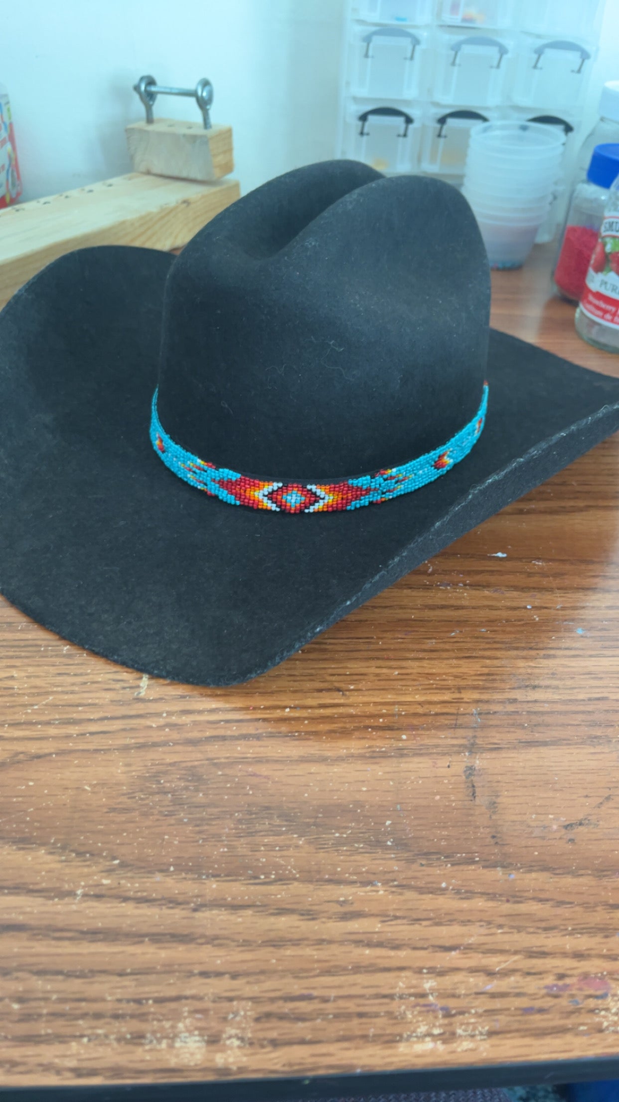AMERICAN HONEY BEADED HATBAND