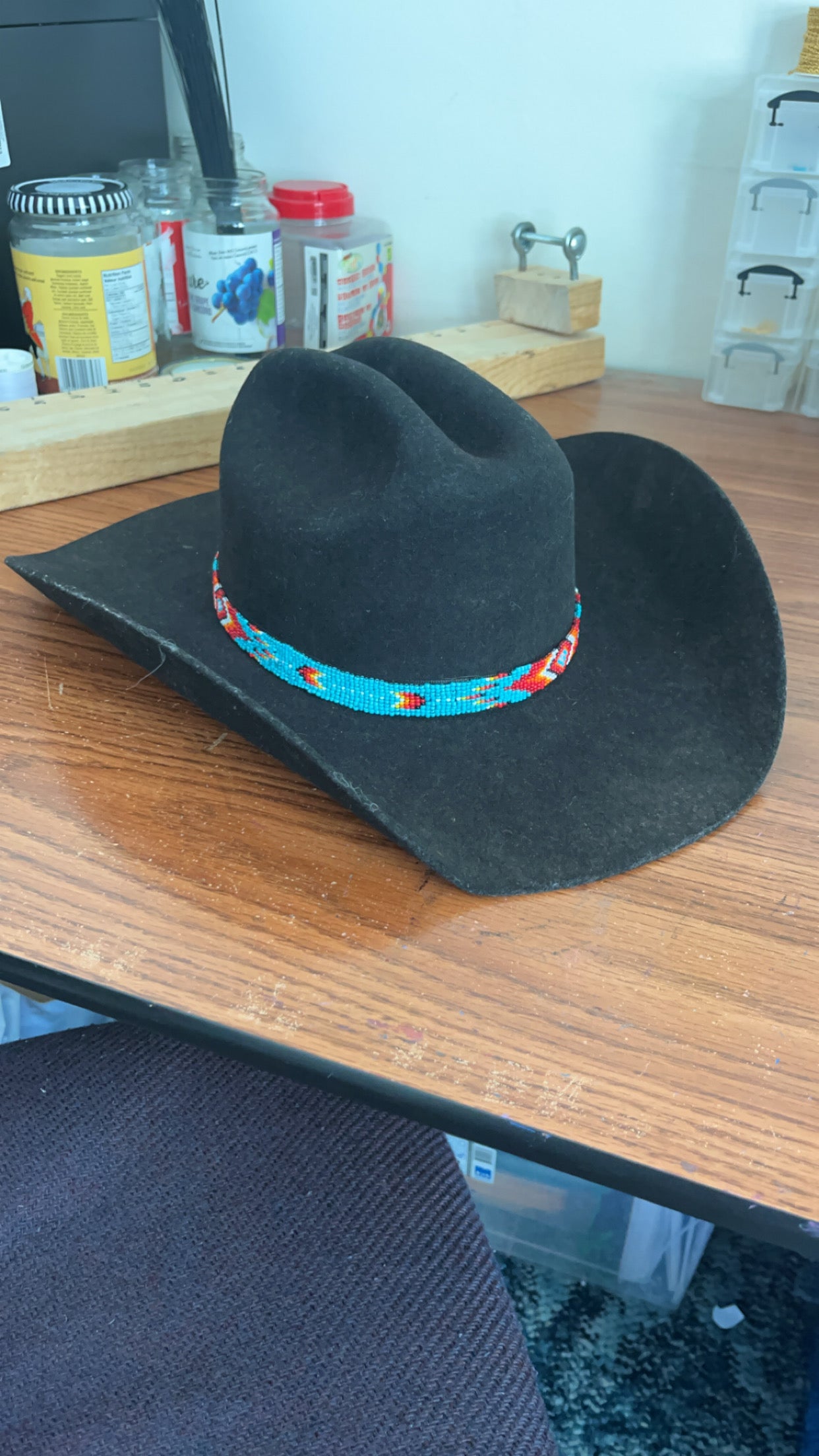 AMERICAN HONEY BEADED HATBAND