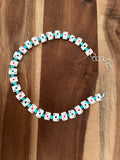 CARD DECK AND SMALL TURQUOISE BEAD CHOKER
