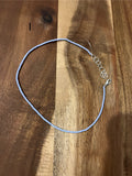 SOLID LIGHT PURPLE BEADED CHOKER