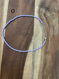 SOLID LIGHT PURPLE BEADED CHOKER