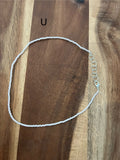 SOLID SHINY LIGHT PINK BEADED CHOKER