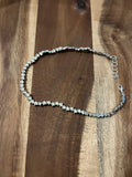 SILVER STAR BEAD CHOKER