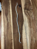 WHITE STONE BEAD CHOKER